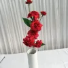 Wholesale of long-pole 7-head dahlia model house soft decoration home furnishing artificial flowers and multi-color dahlia artificial flowers Specification image